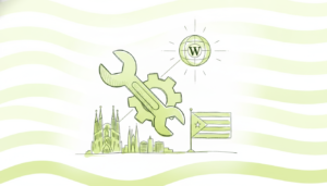 Mantenimiento WordPress Barcelona: servidor web con código y herramientas digitales