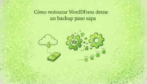 Portada artículo restaurar WordPress desde backup paso a paso