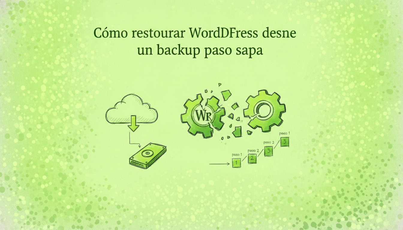 Portada artículo restaurar WordPress desde backup paso a paso